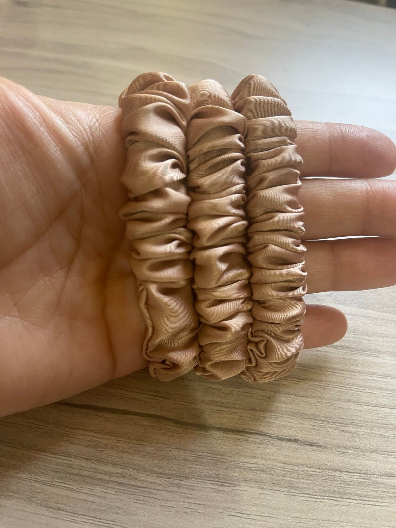 silk scrunchies