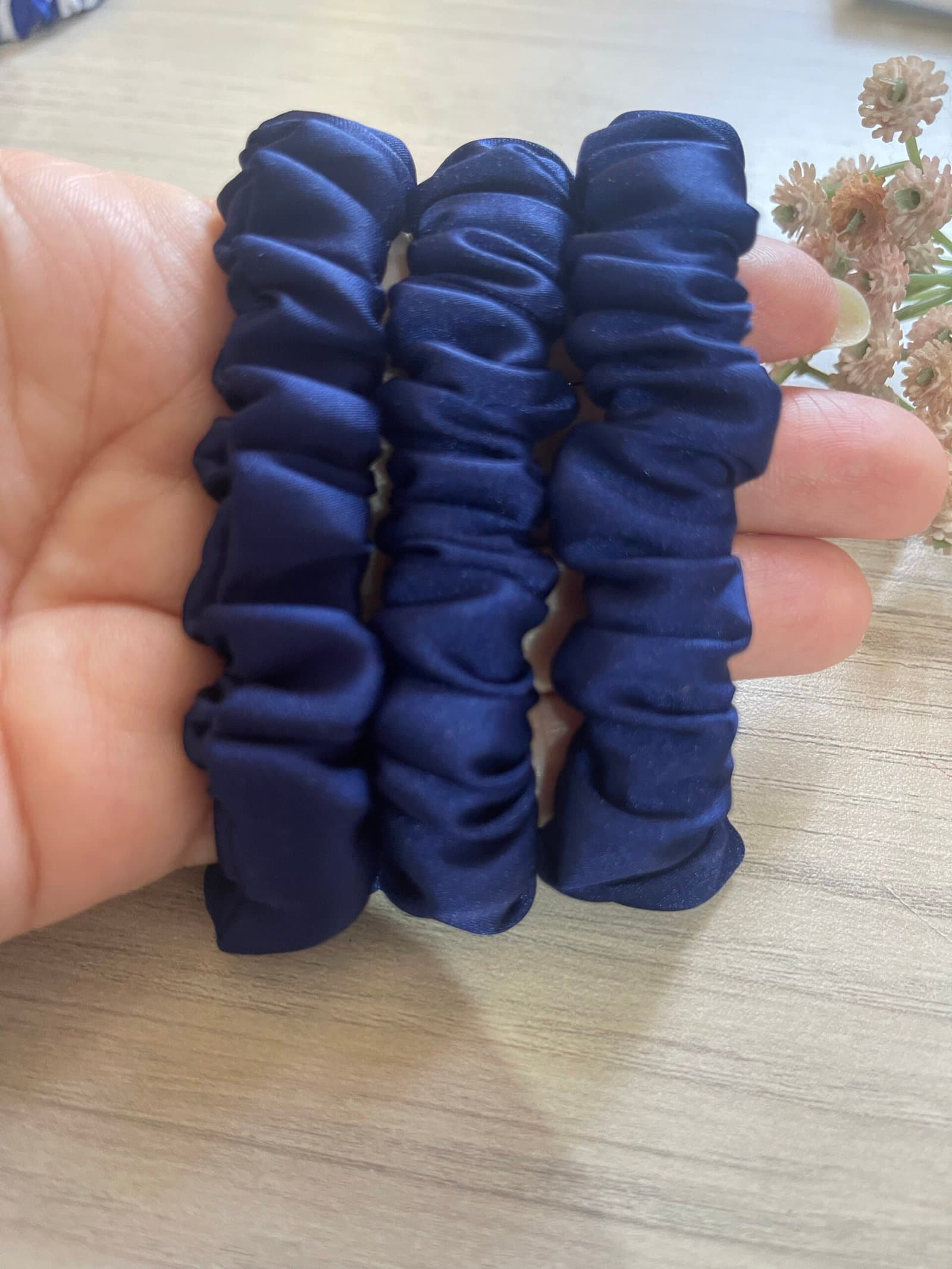 silk scrunchies