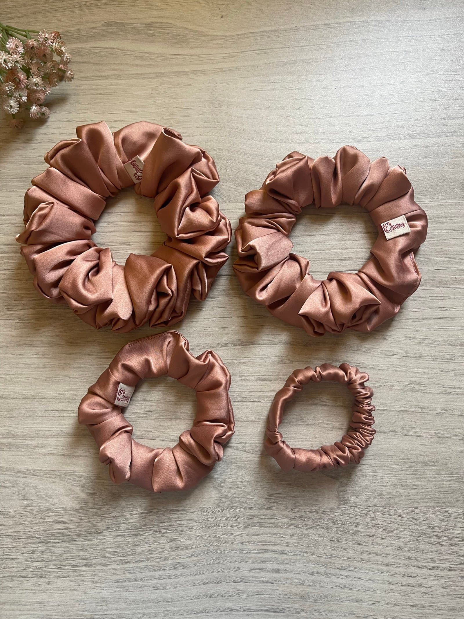 silk scrunchies